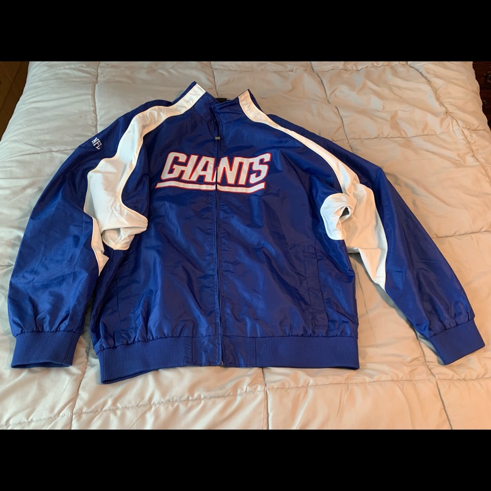 New York Giants NFL Team Apparel Mens Lightweight Jacket size 2XL